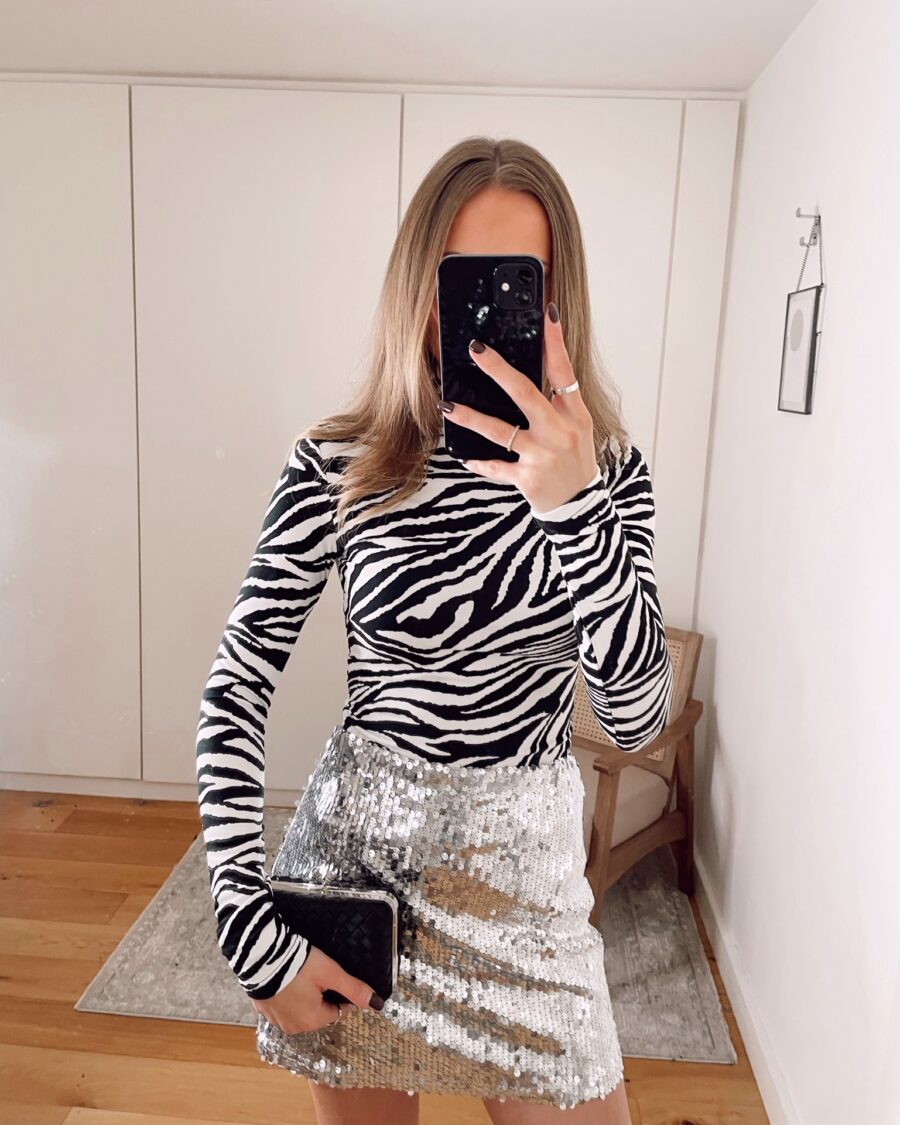 zebra bodysuit