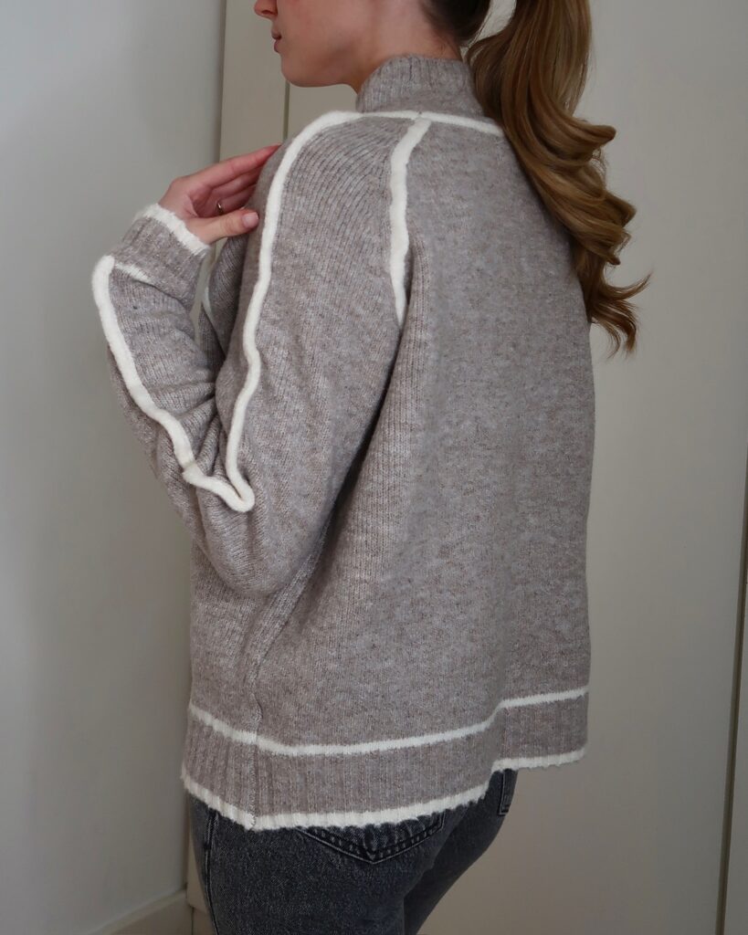 Panel Knit Taupe