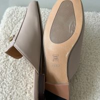Real Leather Gracie Mules - Light Beige Size EU38/5 - Image 7
