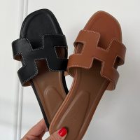 Real Leather Harper Slider Sandals - Image 5