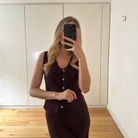 Knitted Brown Coord
