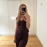 Knitted Brown Coord