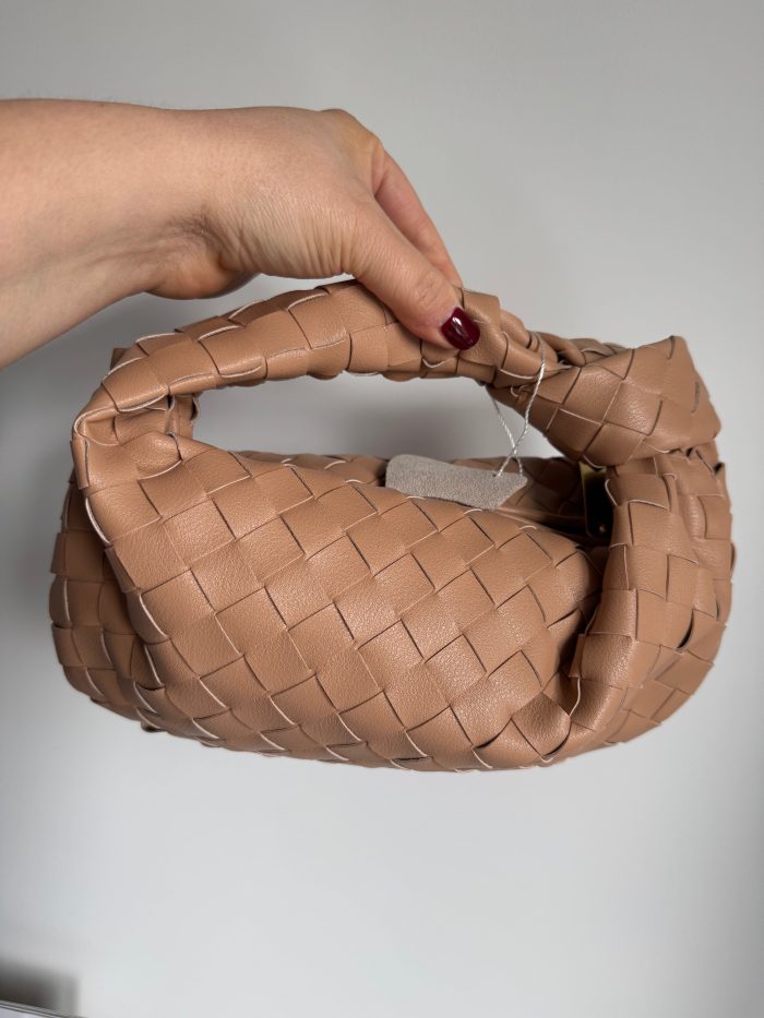 The Knotted Bag Leather Nude