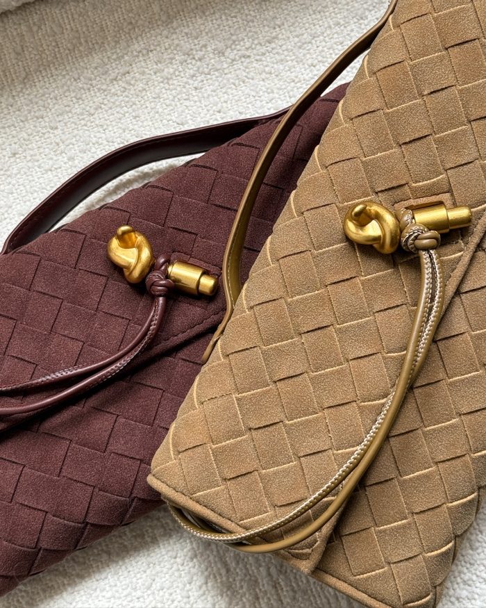 The long clutch faux suede chocolate brown
