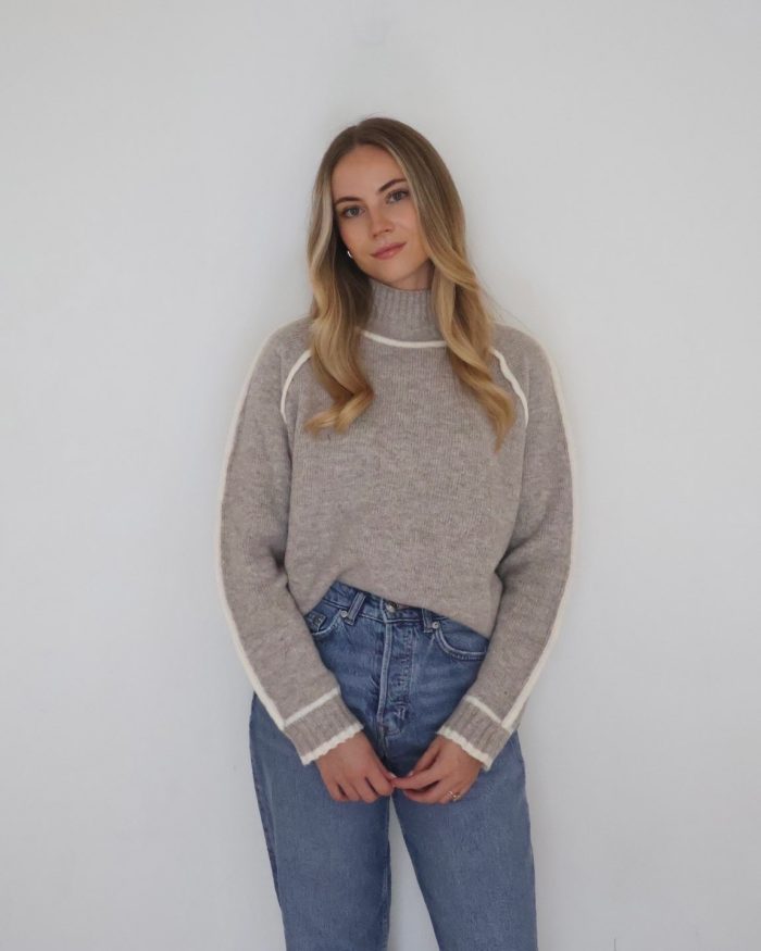 Taupe Knit Jumper