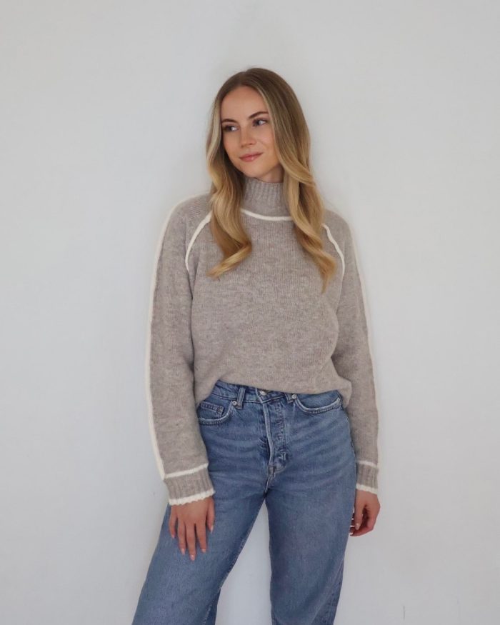 Taupe Knit Jumper