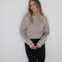 Taupe Knit Jumper