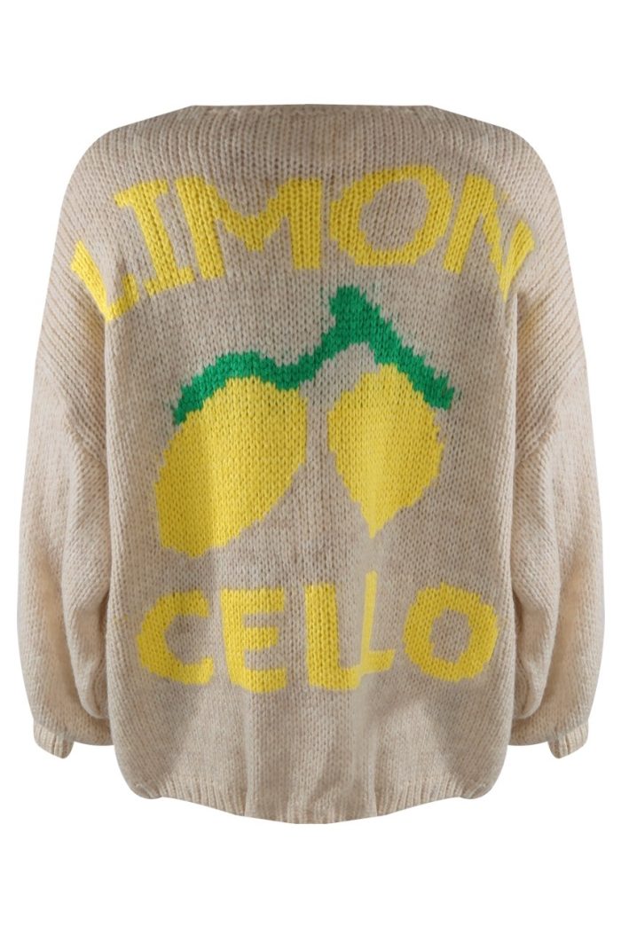 Limon Cello Cardigan Taupe