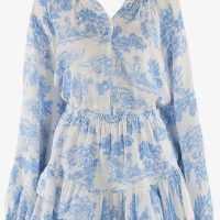 Floral Printed Cheesecloth Shirt & Frill Skort Co-Ord - Image 11