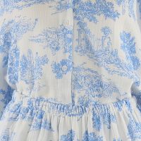 Floral Printed Cheesecloth Shirt & Frill Skort Co-Ord - Image 12