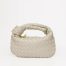 The Knotted Bag Leather Off White