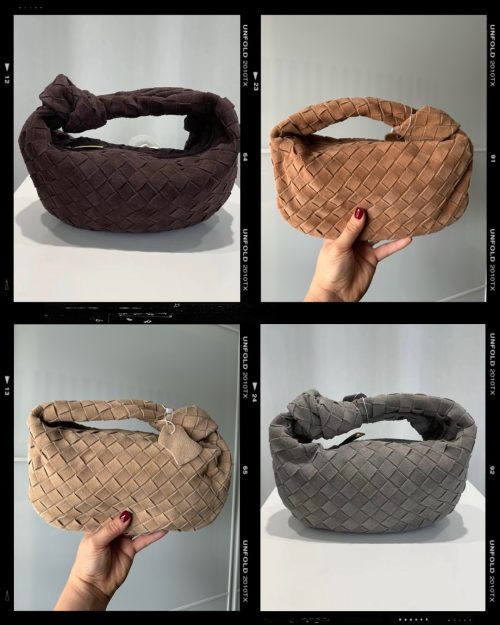 Suede Knotted Knot Bag