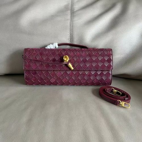 Long clutch bag - Burgundy