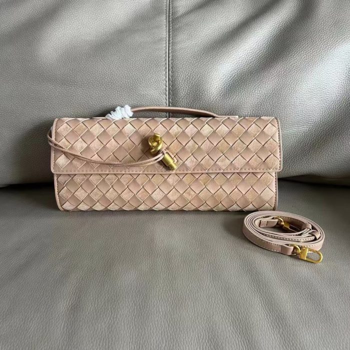 Long clutch bag - Nude