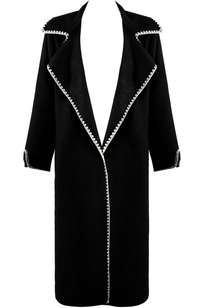 Black Longline Coat