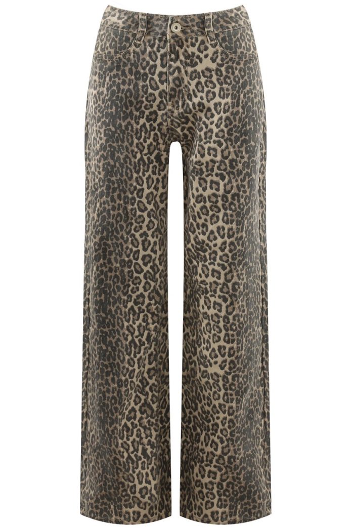 Leopard Print Jeans