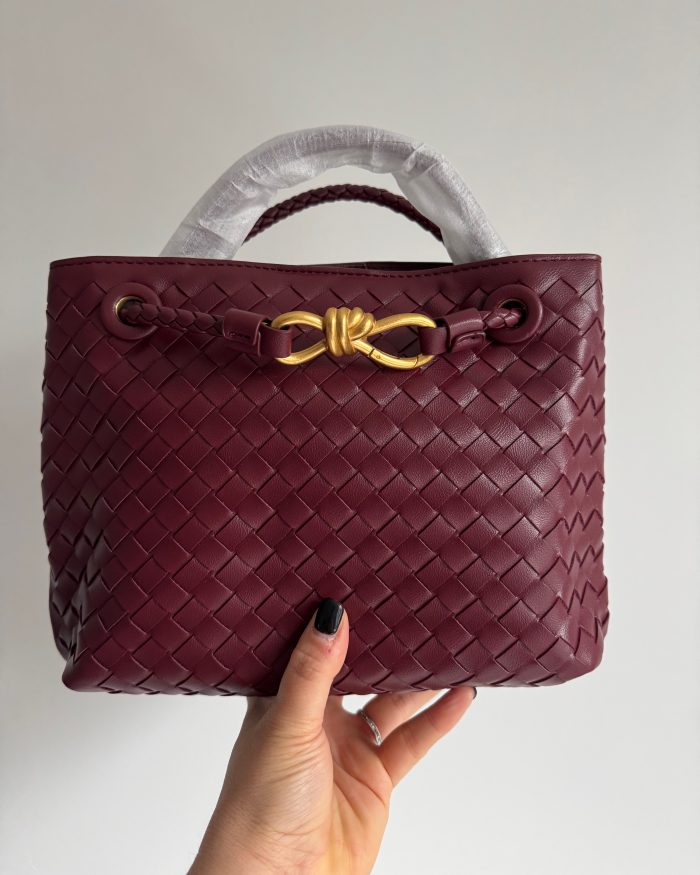 Burgundy Bow Bag