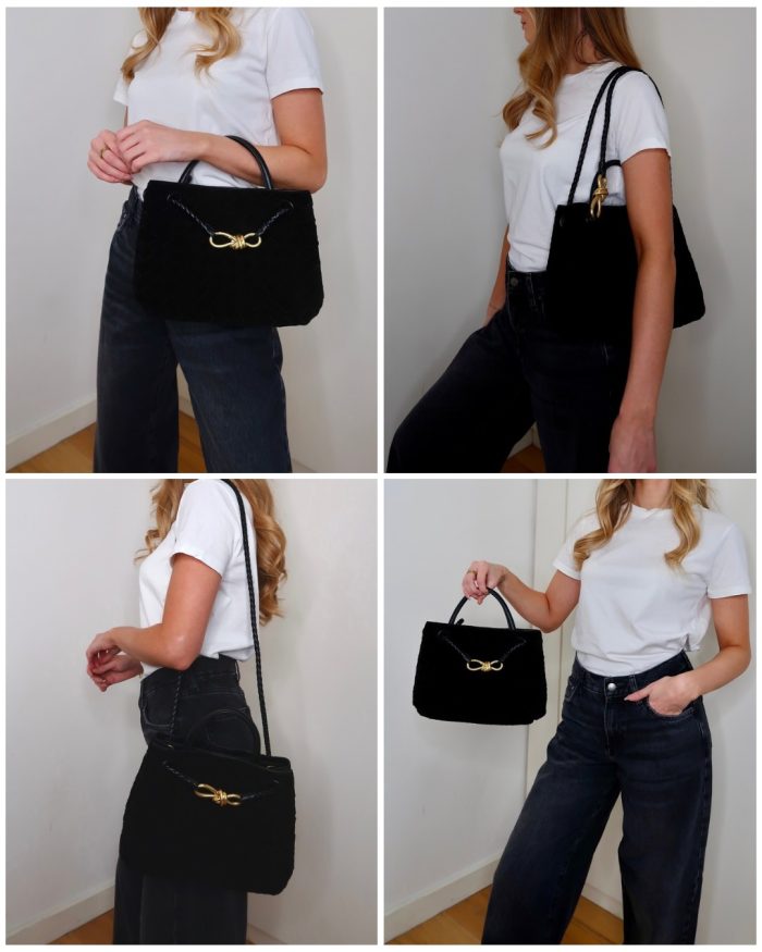 Black Suede Bag