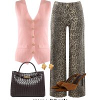 Pink Fine Knit Waistcoat