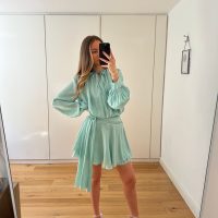 Aqua Green Boho Dress