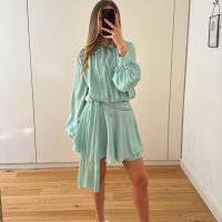 Aqua Green Boho Dress
