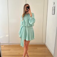 Aqua Green Boho Dress