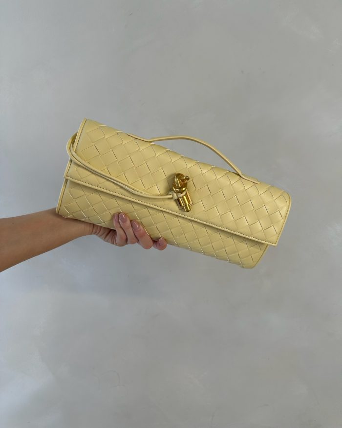 Yellow Long Clutch Bag