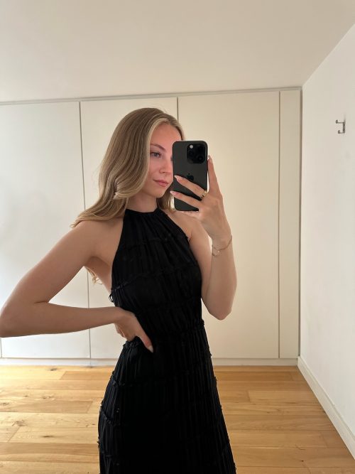 Valentina Black Maxi Dress