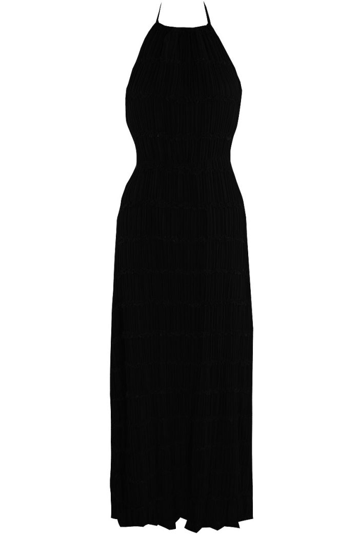 Valentina Black Maxi Dress