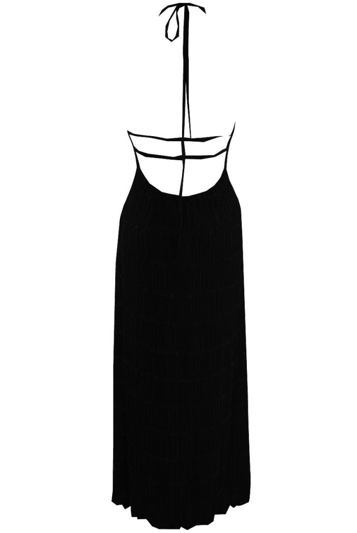 Valentina Black Maxi Dress