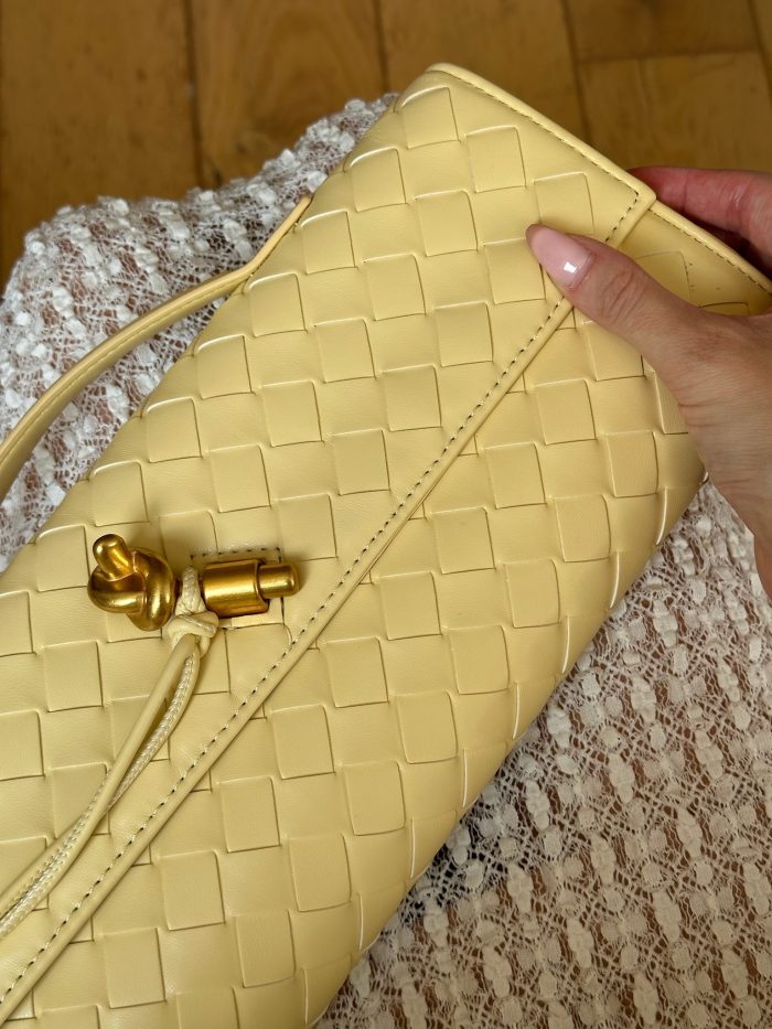 yellow long clutch