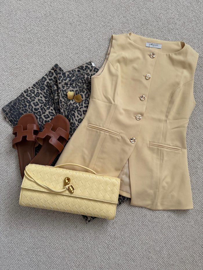 Capri Waistcoat Yellow
