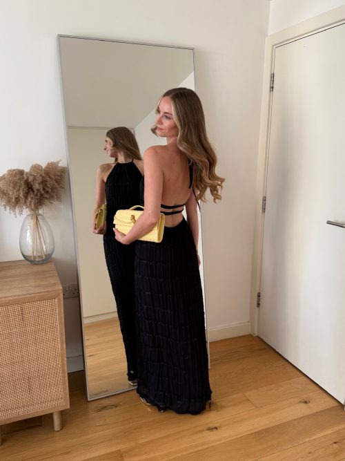 Valentina Black Maxi Dress