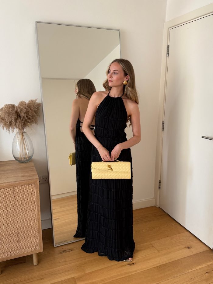 Valentina Black Maxi Dress