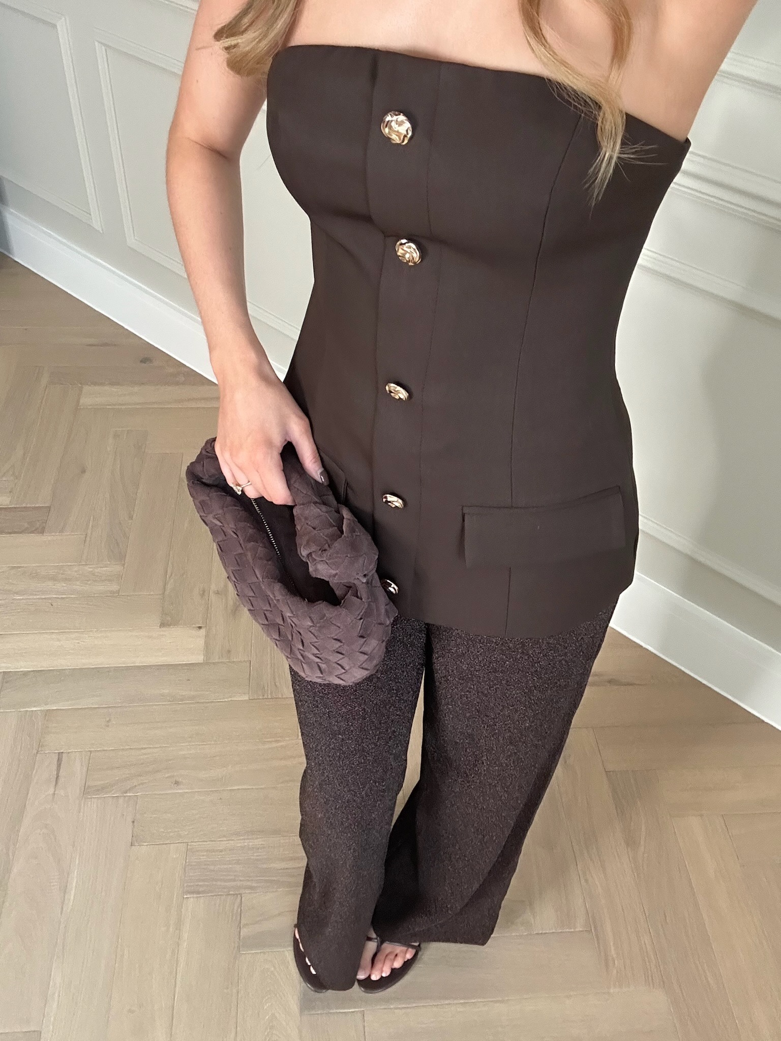 Blair Brown Bandeau Top