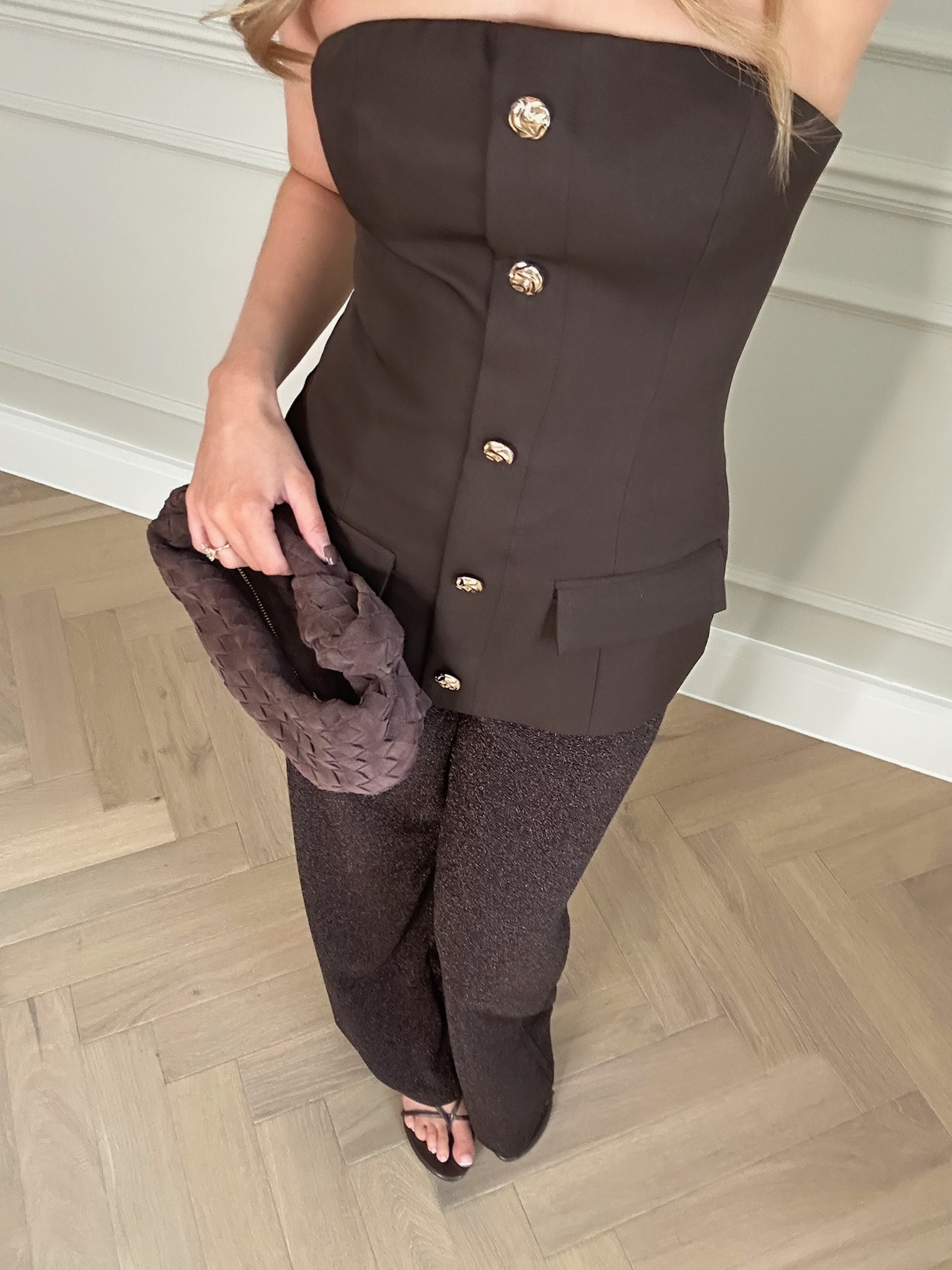 Blair Brown Bandeau Top