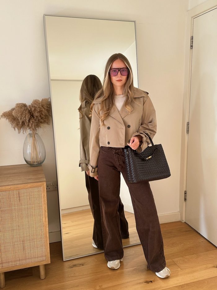 Sloane Cropped Trench Coat