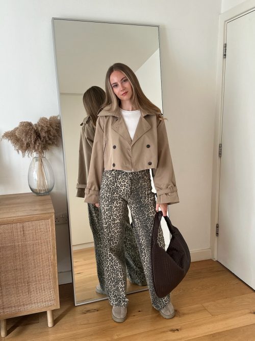 Sloane Cropped Trench Coat
