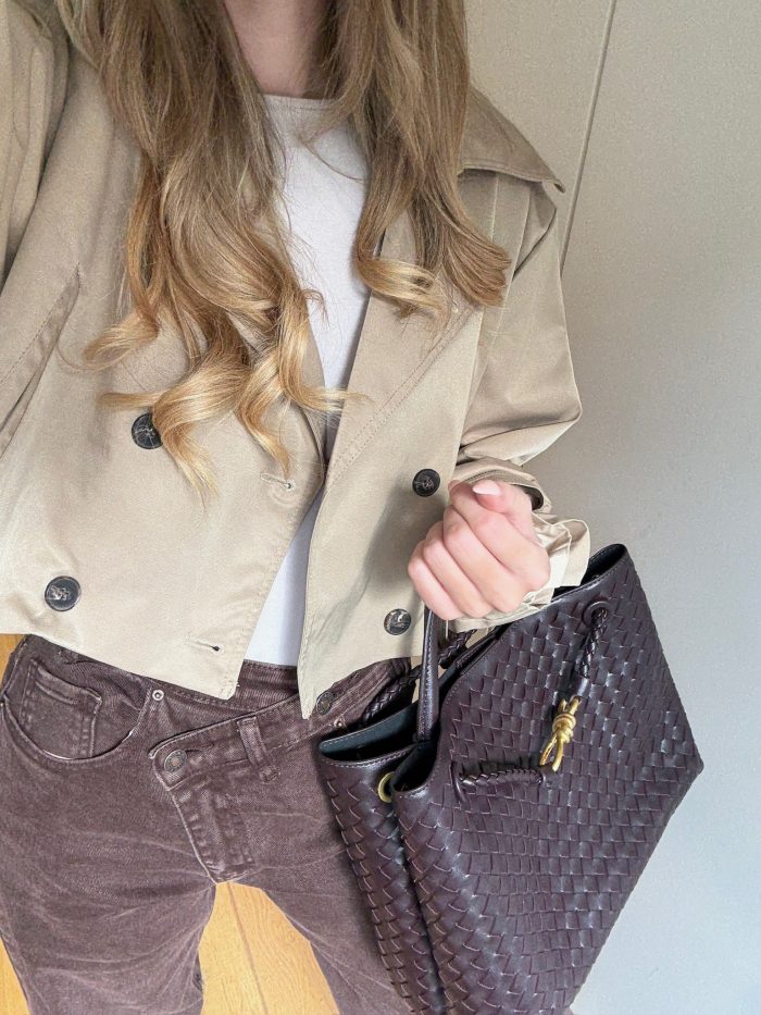 Sloane Cropped Trench Coat