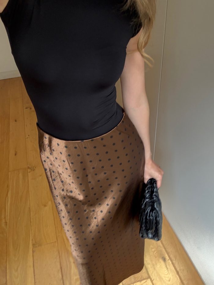 Perrie Polka Dot brown Skirt