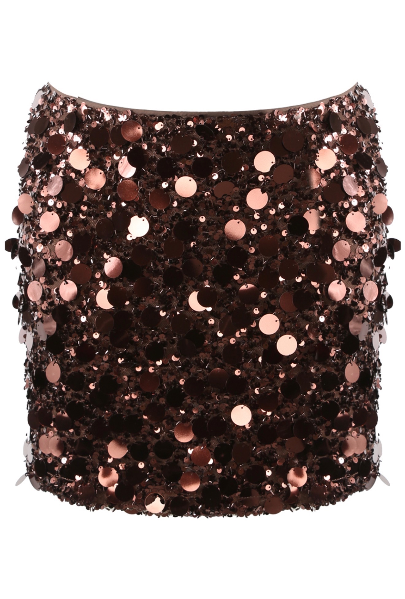 Ruby Brown Sequin Skirt