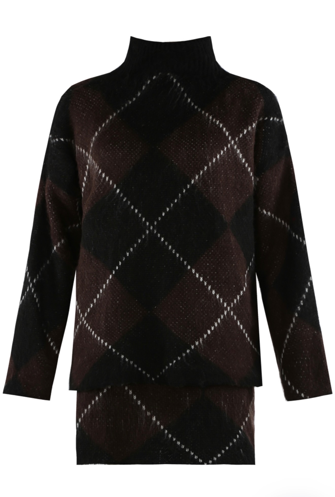 Lois Argyle Jumper & Skirt Set