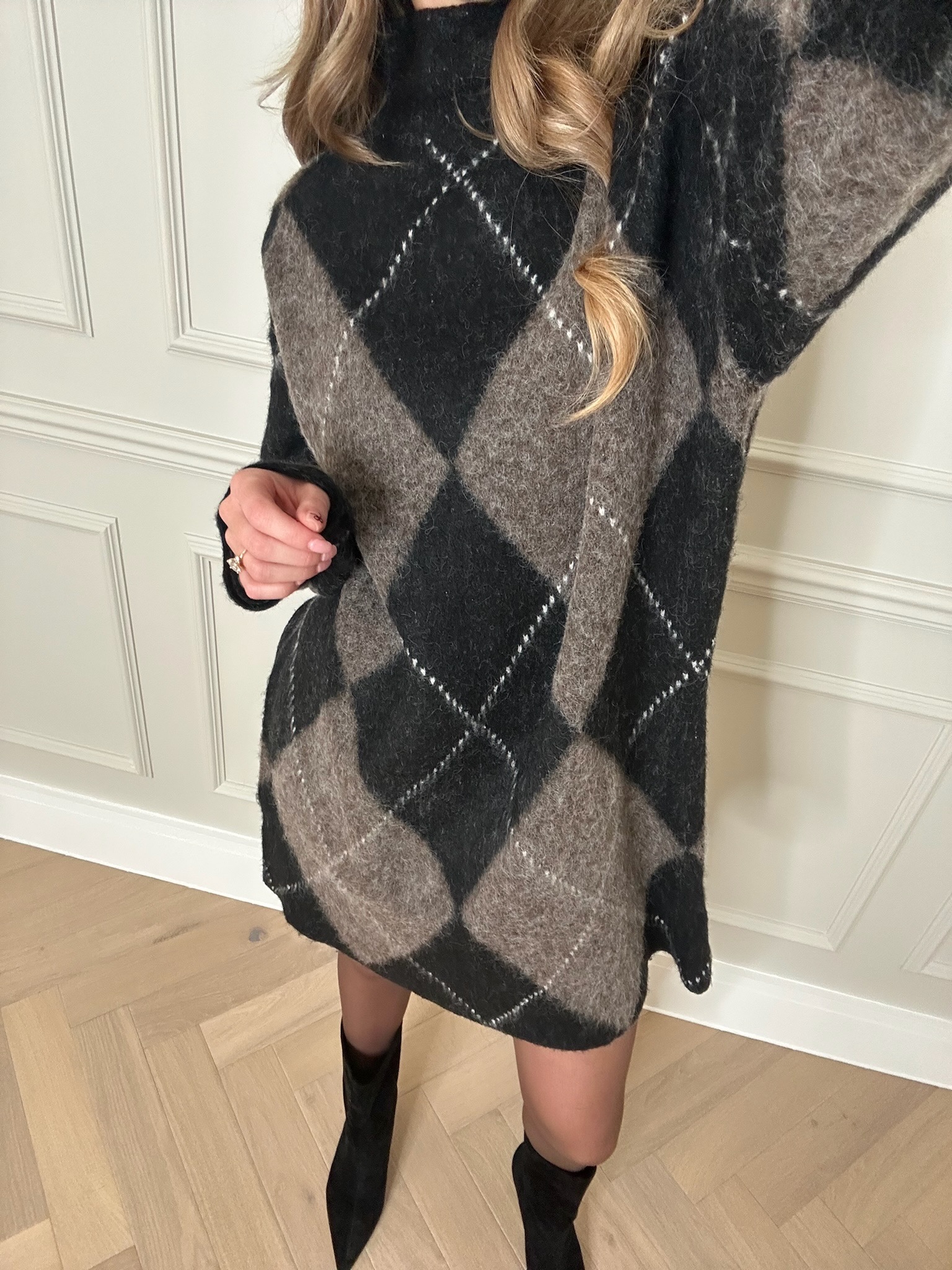 Leni Argyle Jumper Dress